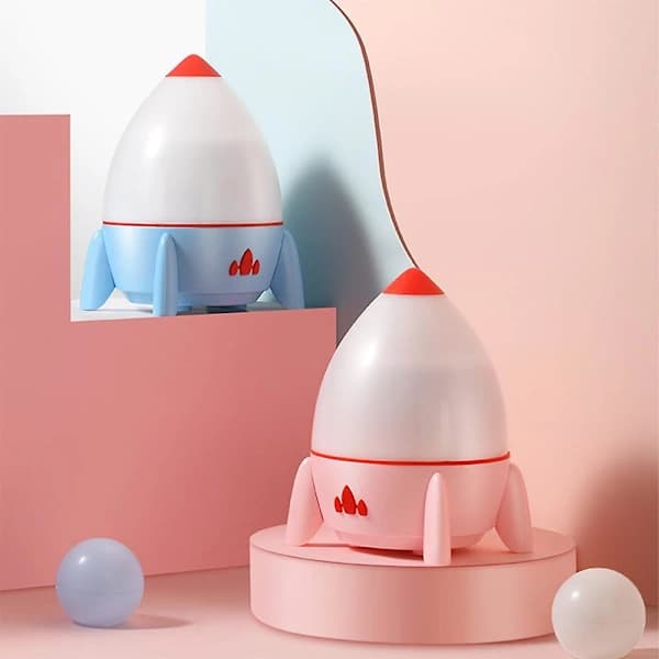 Star Projector Lamp Charging Rotating Small Rocket Remote Control 6 Dream Projector Lamp With Remote Control Star Light Music Box Blue