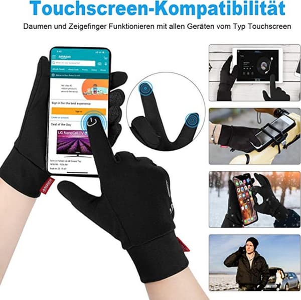#L Cykelhandsker Handsker Touchscreen Sportshandsker Varme Handsker#