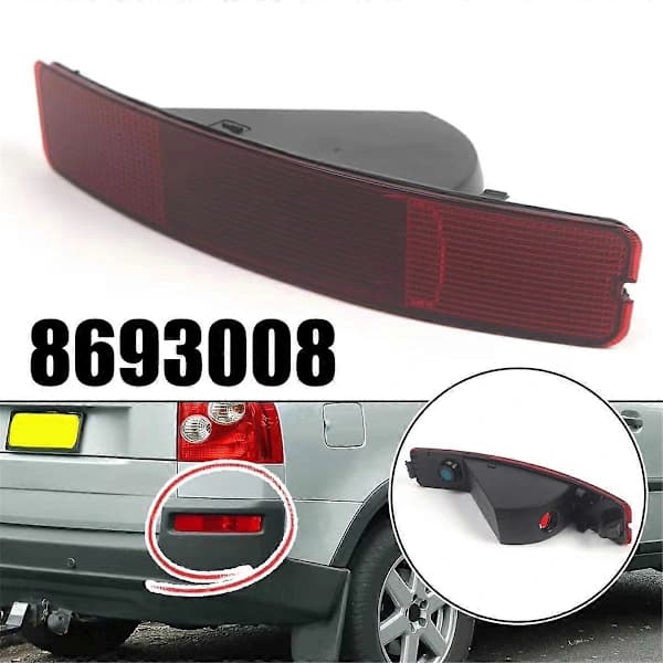 Rear Bumper Lamp Reflector Without Bulb Taillight Brake Light for XC90 2003-2006 Right 8693008 8693012