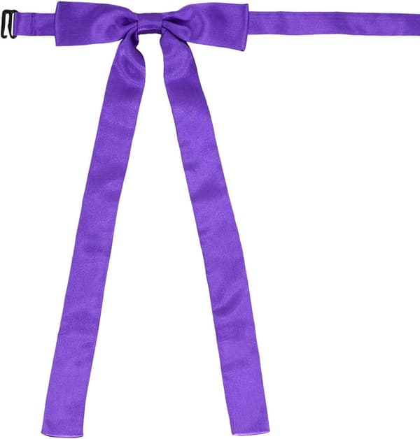 Dame-flue, justerbar, forhåndsbundet, sommerfugleknude, skjorter, slips, TD4 Gr. one size, lilla -