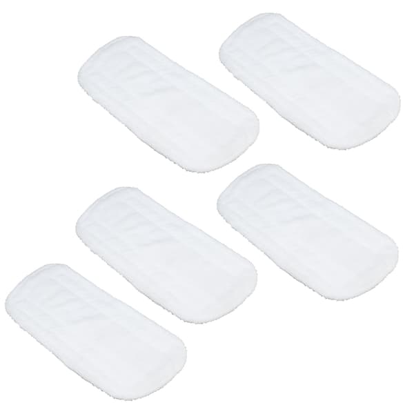 5 PCS Microfiber Mop Pads Reusable Mop Head Cleaning Pads Replacement for Secura EM‑516
