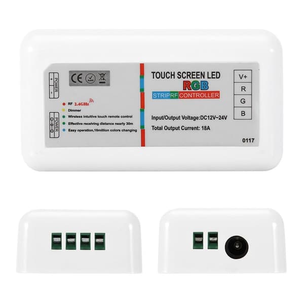DC12-24V 2.4G Farverig LED-lysstribe Controller Trådløs KLB
