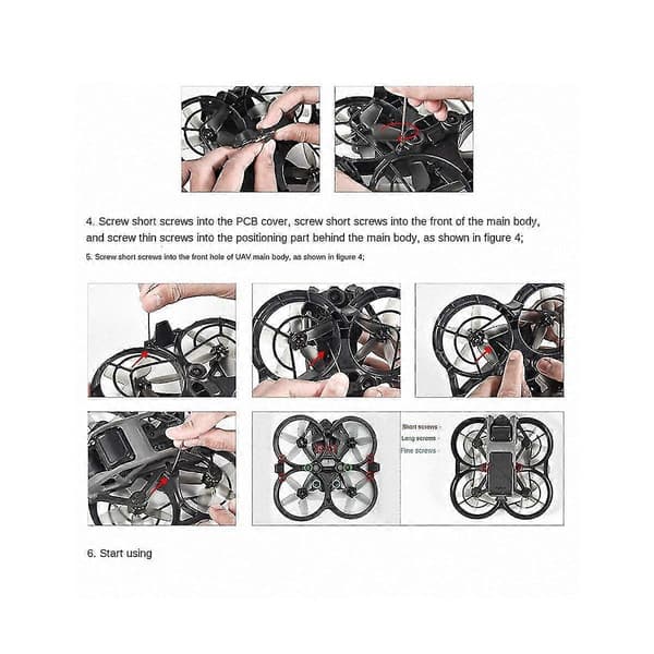 Propr For Avata Anti-Proprs Bumper Replacement Rings Protective Weight