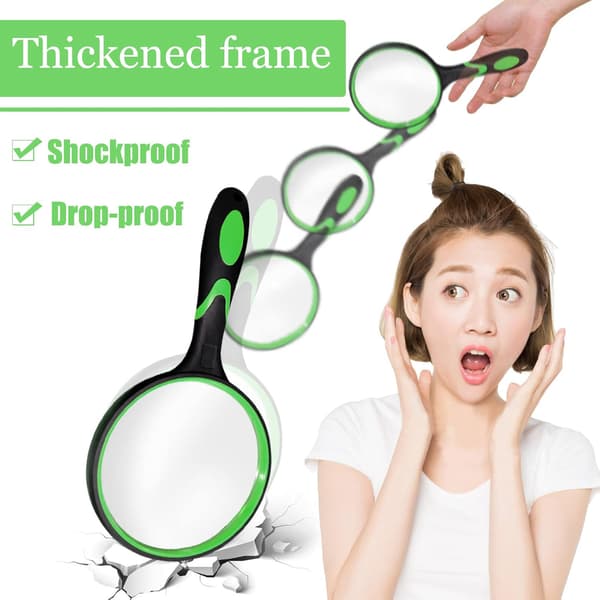 Reading Magnifying Glass 100mm Large Portable 10x Magnifier with