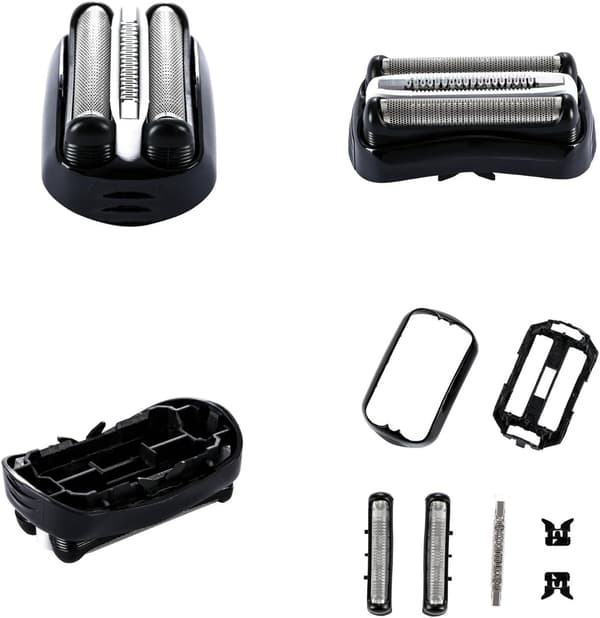 32B S3 Erstatningsbarberhoveder Kompatible med Braun Series 3, Elektriske Barbermaskiner