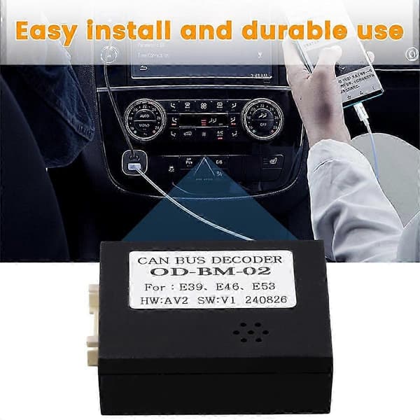 OD--02 Bilradio Canbus Box Protokollboks Dekoder for E39 E46 E53