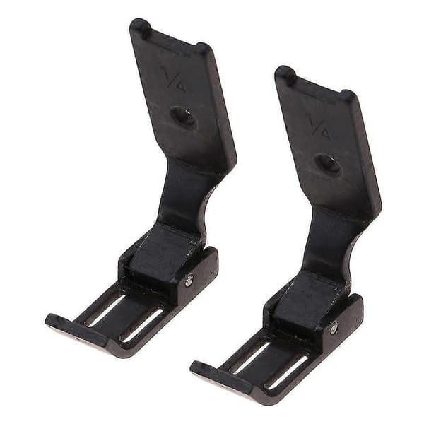 2x Double Needle Zipper Presser Foot compatible with Industrial Sewing Machine Size 1
