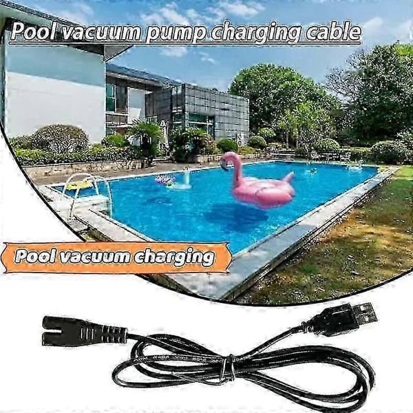 Poolstøvsuger Opladning USB-kabel Erstatning Til Intex / Lay-z-spa [DB]