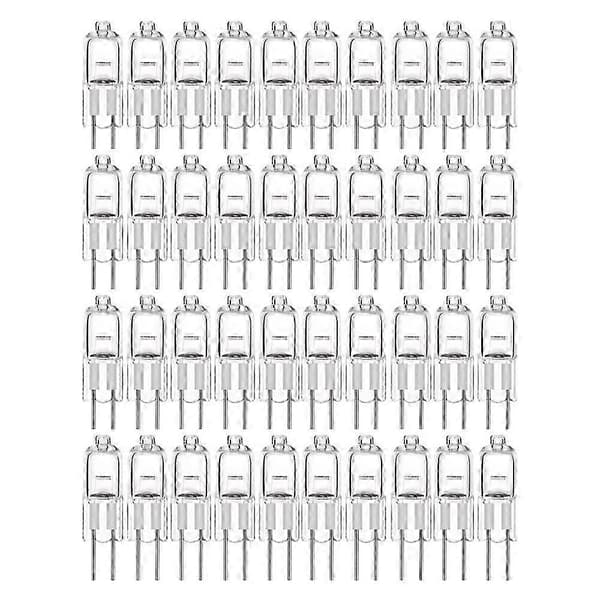 20-pack G4 Halogen Lamps 20W 12V Warm White Light for Perfect Illumination [DB]