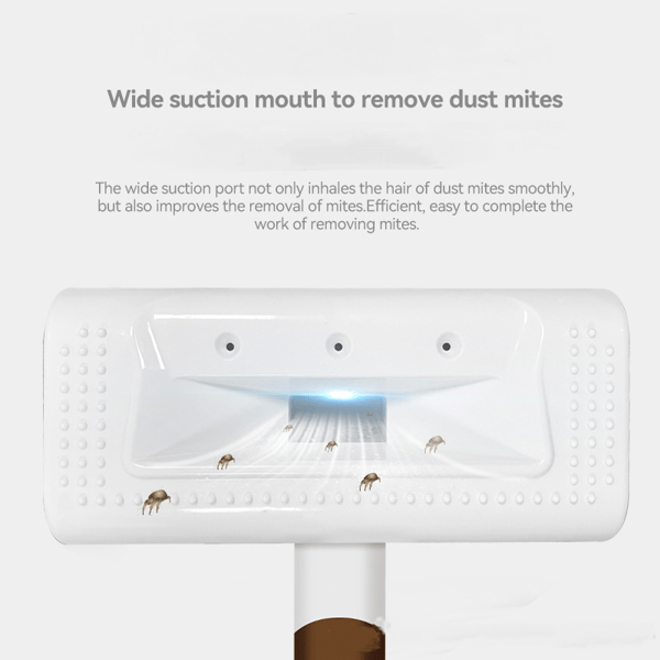2023 New Electric Handheld Mite Removal Vacuum Cleaner White Vit