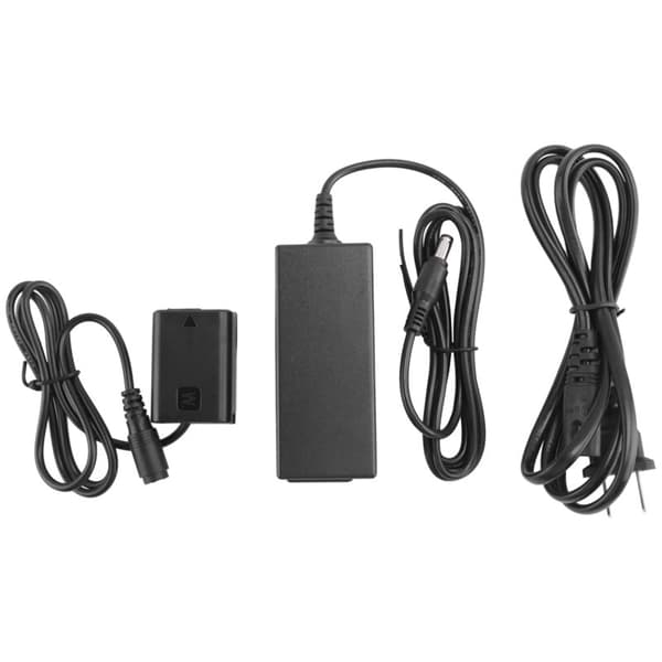 AC-PW20 NP-FW50 Dummy Battery AC Power Adapter DC Coupler Kit for Alpha A5100 A6500 A6400 A6000 A55 A7