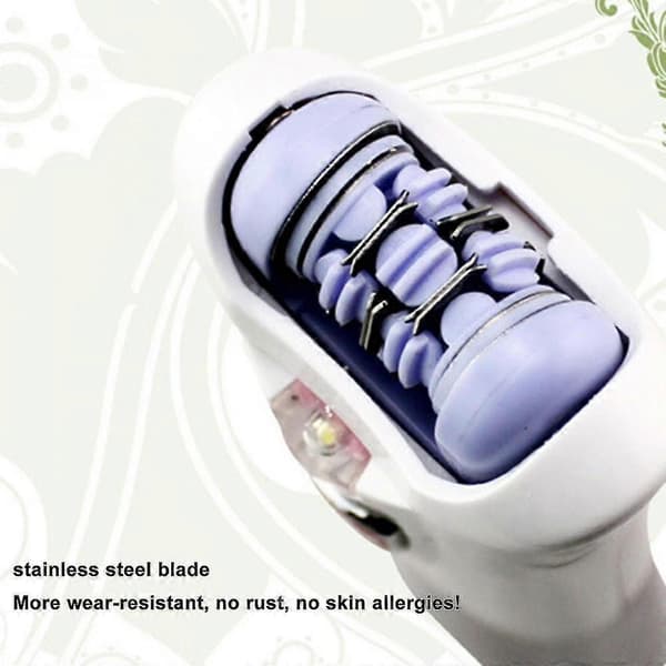 Smooth Glide Epilator til kvinder ansigt - krop og ansigtshårfjerning