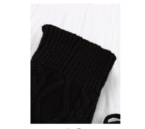 Women's Crocheted Knit Knee-High Thigh-High Warm Socks