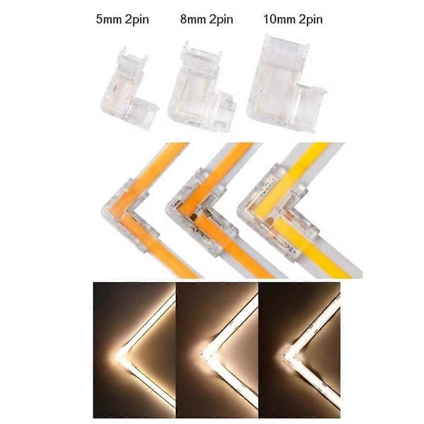 LED-valonauha liitin suorakulmaliitin 5mm