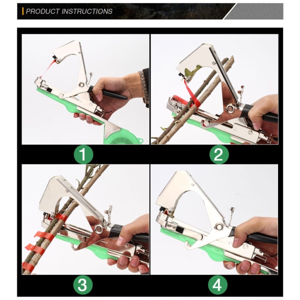 1 stk plantebåndverktøy for tomater og grønnsaker