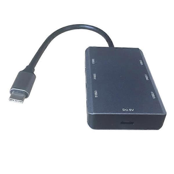 USB2.0/3.0 6-porters hub høyhastighets splitterkabel forlengelsesadapterkonverterer