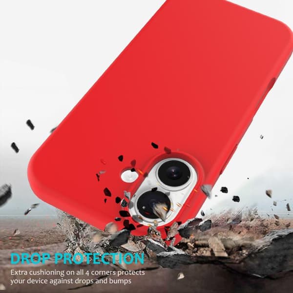 iPhone 17 Cover - Ensfarvet Silikone