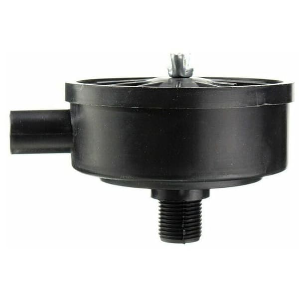 Ilmansuodatin kompressorin suodatukseen, 20 mm urosliitin, musta