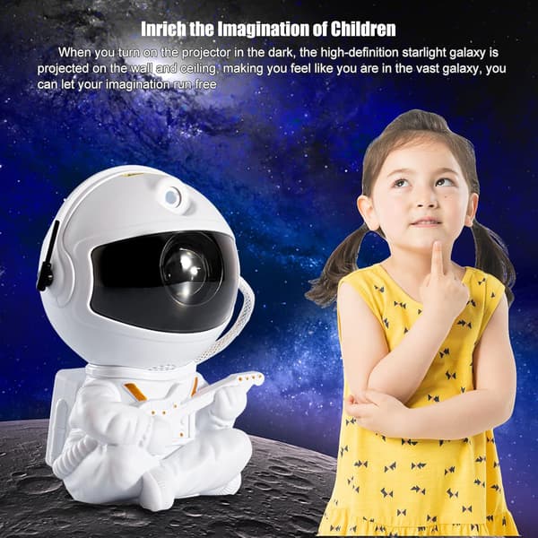 Starry Sky Projector, Adjustable Brightness Star Galaxy Astronaut P