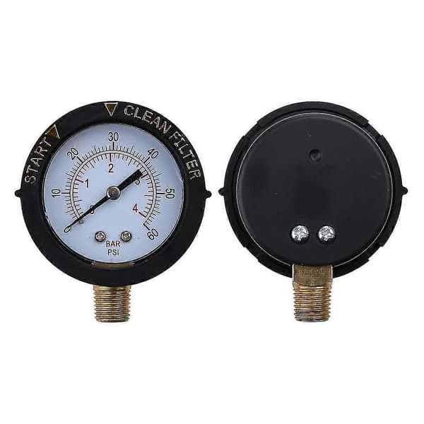 Kompakt trykmåler 0-60 Psi 190058 Erstatning for Pentair- & Hayward Pool