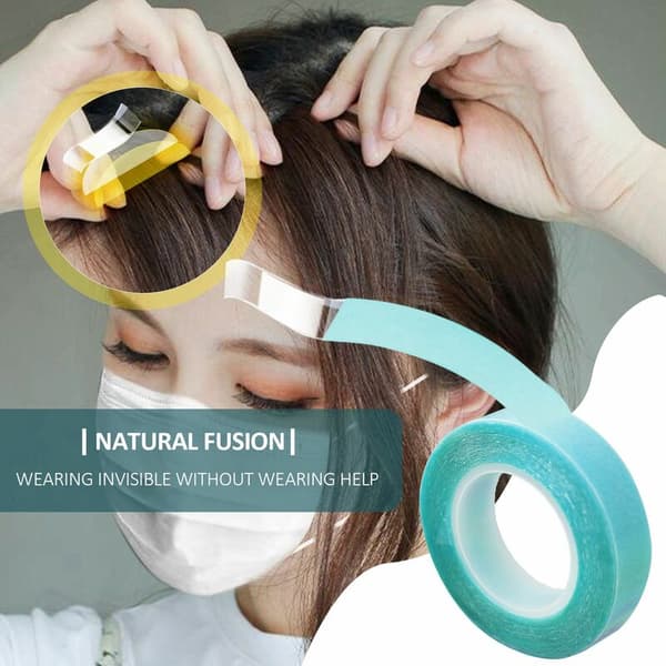 Strong Double Sided Tape for All Tape Hair Extensions, 3 Meters 1 Roll