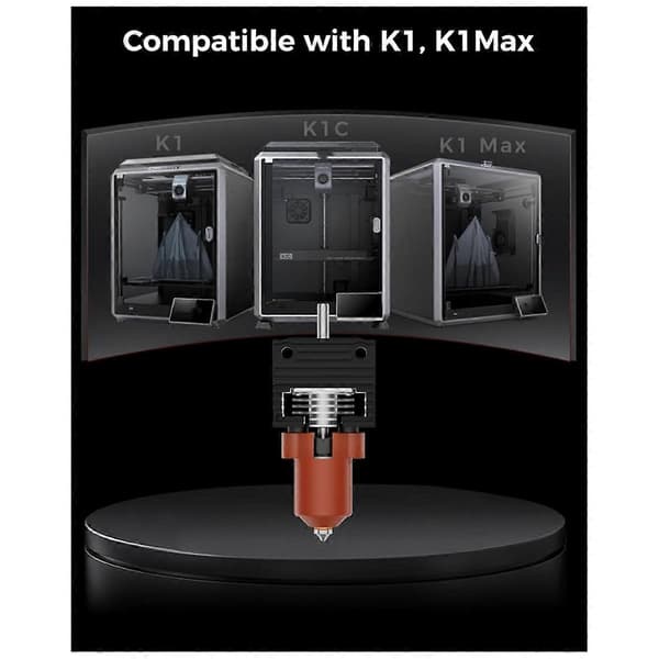K1 Keramisk Hotend Kit - Hurtigt Dyse Skift