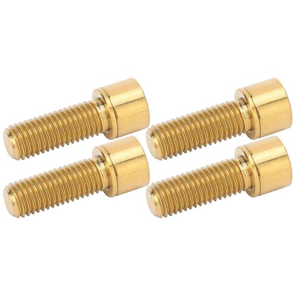 Cykelstyrstamsskruvar i titanlegering - M7x20mm Guld (4st)