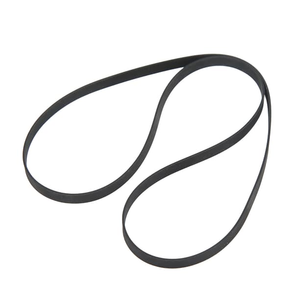 Black Turntable Player Belt Replacement Rubber Recorder Drive Belt 49cm Length