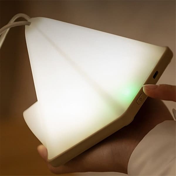 Night light, can be turned off regularly, portable night light, 360° eye-friendly lighting and long-lasting portable handle