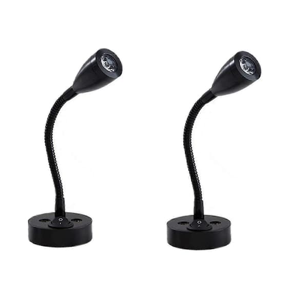 2 stk. læselamper LED spotlight 12v afbryder væg sengelampe interiørlampe autocamper 6000k hvid til autocamper