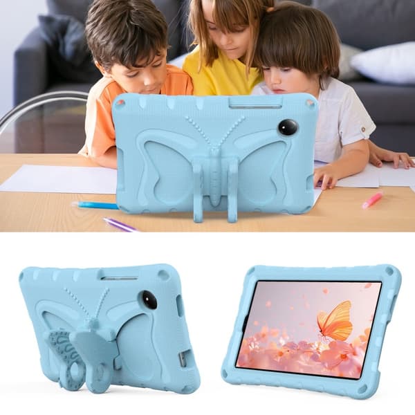 SKALO Xiaomi Redmi Pad SE 8.7 Sommerfugl EVA-deksel - Lyseblå Light blue Ljusblå