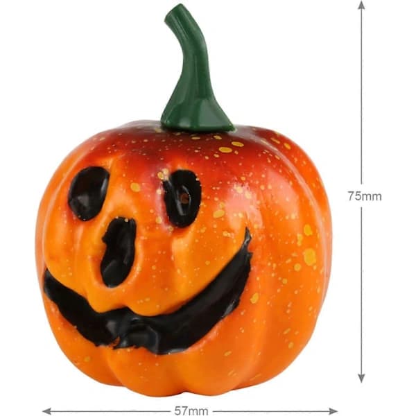 Halloween Gresskar Mini Kunstig Skum Gresskar Dekor Hjem og Hage, 5,5 cm