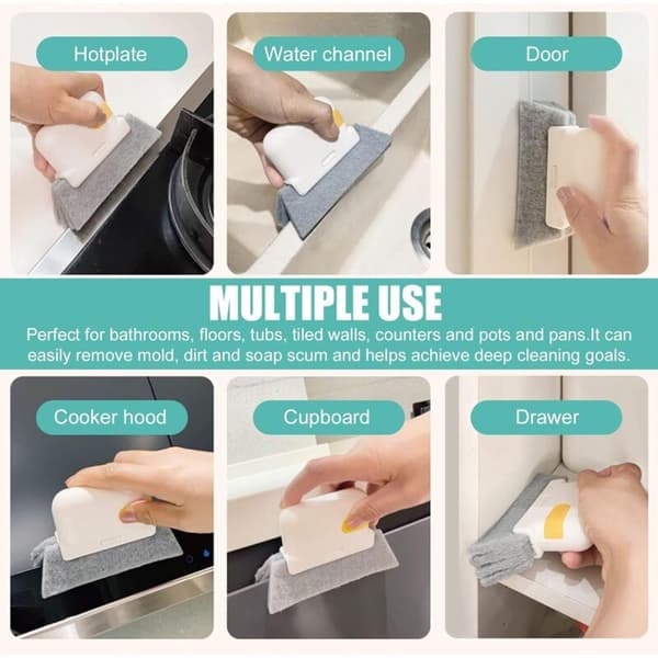 Window Sash Cleaning Brush 4-pack Multifunctional Window and Door Cleaning Brush from Longziming