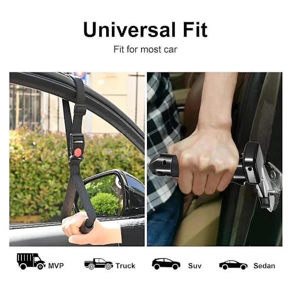 Car Door Handle for Elderly, Car Handle Assist Support Handle Multifunctional Handle Car Door Latch Handle for Seniors