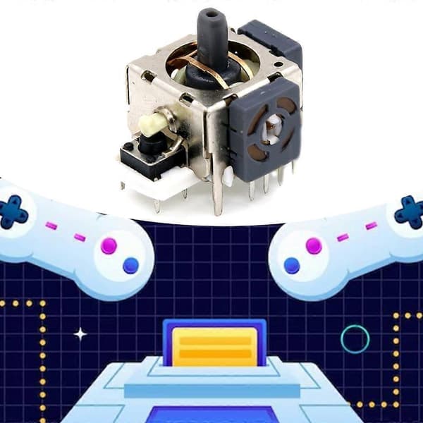 3D Joystick Rocker Analog Sensor Modul Hjul Tommelfinger Stick Potentiometer Erstatningsdel Egnet til XBOX360 Controller