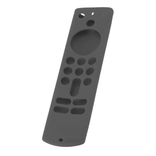 Fjärrkontroll Silikonskydd för Fire TV Stick Halkfritt Silikonskyddsfodral med Snodd 3:e generationens grå