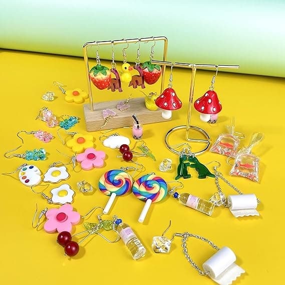 20 par mærkelige øreringe Sjove øreringe Gummy Bear Gummy - Perfet-FA11-
