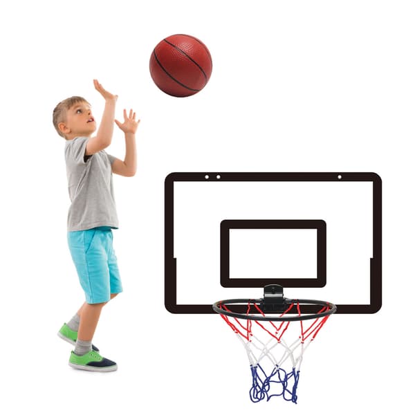 Hengende Over Døren Mini Basketkurvsett, Innendørs Punch Free Spill for Barn[JUN]