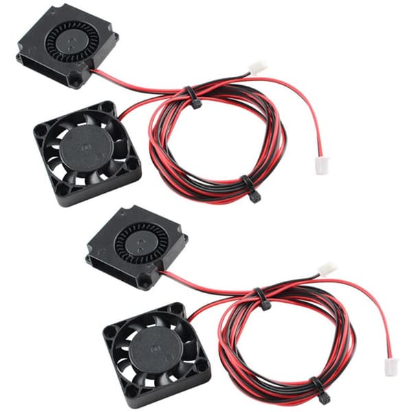 2X 4010 Vifter DC 24V Ekstruder Hot End Vifte og Turbo for 3D-skriver 3 / Pro