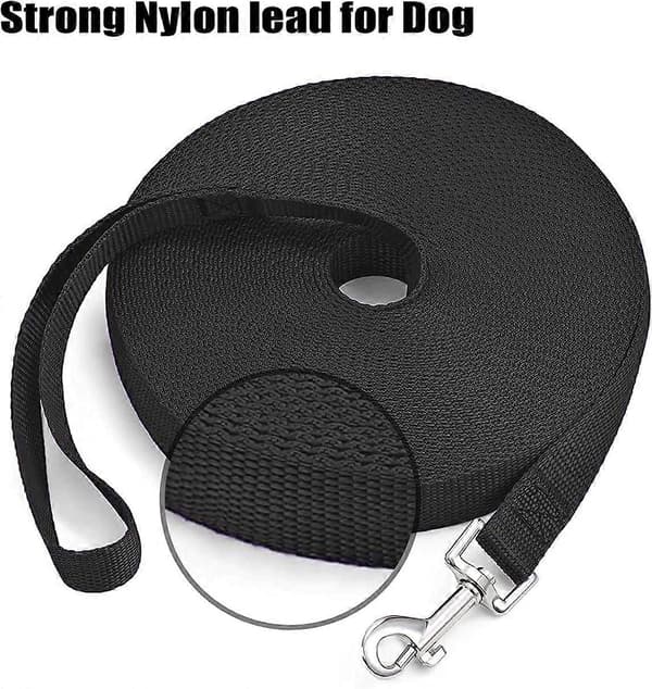 Long Dog Leash with Padded Handle, 30m for Training and Obedience