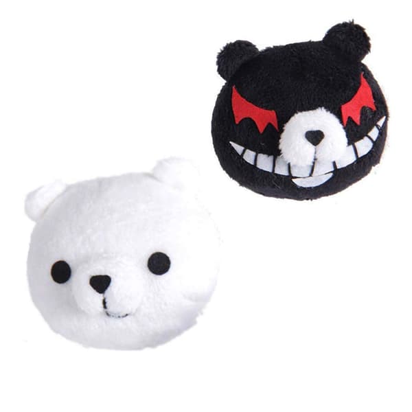 Hårnåler Anime Enoshima Junko Cosplay Tilbehør Svart og Hvit