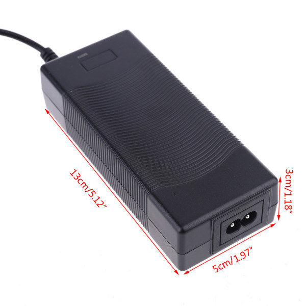 36V 2A Laddare 42V 2A Batteriladdare 100-240V Ingång Litium Li-ion Laddare för 36V Tvåhjulig Elcykel