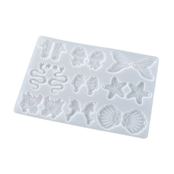 Ørering Vedhæng Silikoneform Epoxy Resin Støbeform til Smykker DIY Håndværk