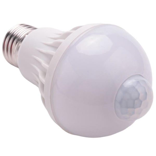 3X E27 LED-lampe med bevegelsessensor, LED PIR-bevegelsessensorlampe, lyspære, 5W