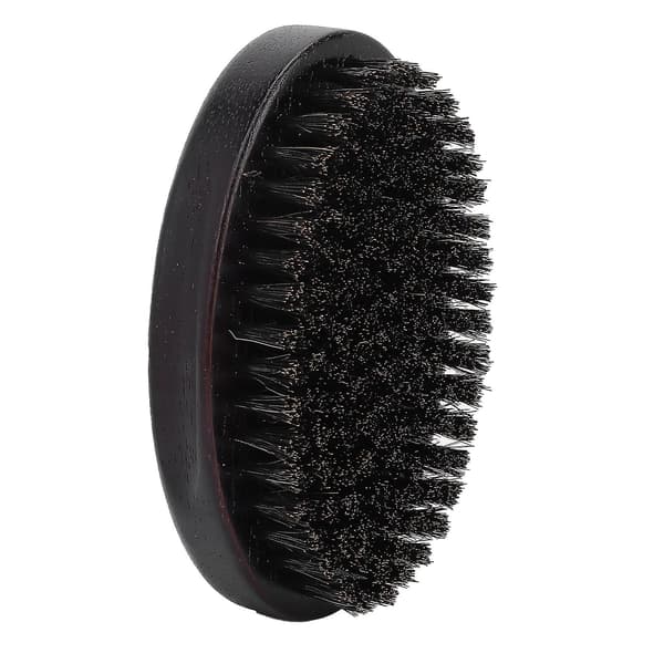 Portable Beard Brush with Wooden Handle for Men, for Salon Styling