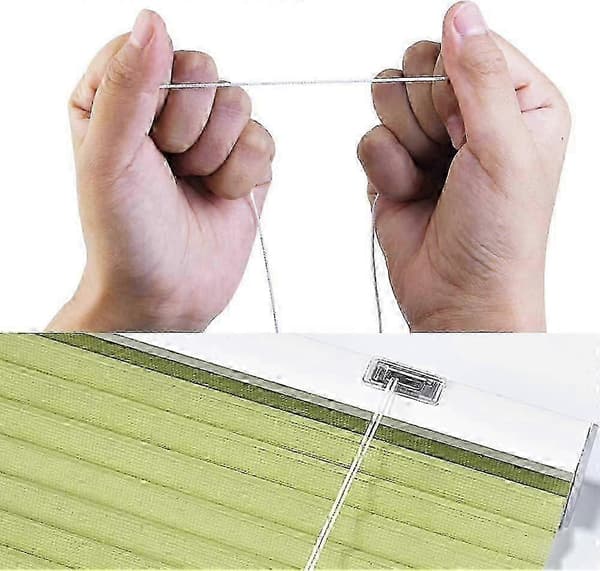 150 Yards Braided Blind Cord, 1mm Diameter White Polyethylene Cord for Blinds Curtains Aluminum Panel Blinds