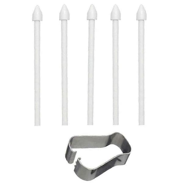 Berøringsstylus-spisser Nibs+ Penn Tab S7 S7+/S6 Lite/Note10/Note20 Universal Stylus-spiss Hvit