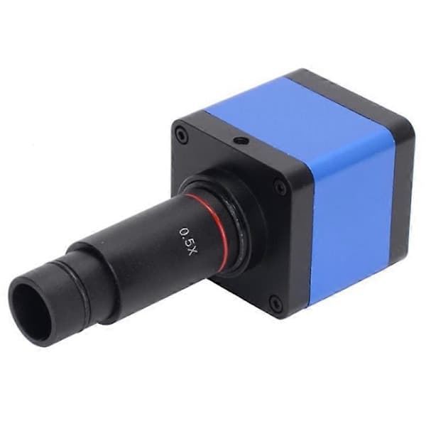 0.5X C-Mount Mikroskopadapter 23.2mm Elektronisk Okular Reduktionslins 0.5X Mikroskop Relä Lins
