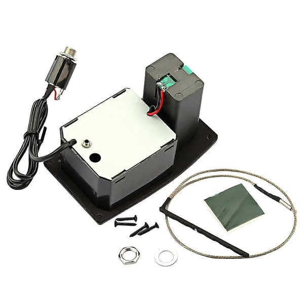 Guitar Pickup Tone Control EQ Equalizer Tuner Piezo Pickup Akustisk Guitar Forforstærker Guitar