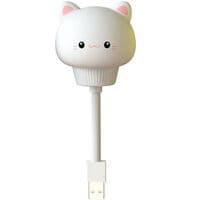 Flexible Mini USB LED Night Holder Cute Rabbit/Bear/Cat/Duck Baby